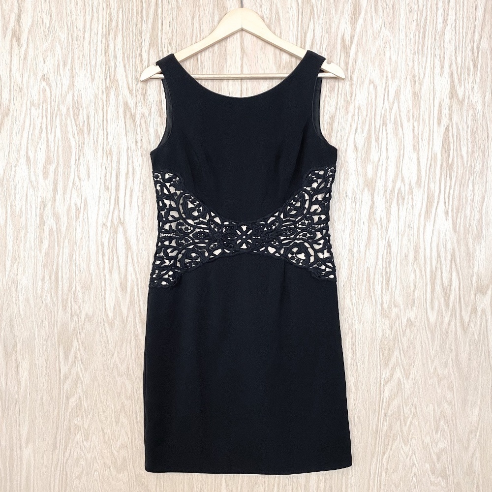 Donna Ricco Black Lace Cocktail Dress